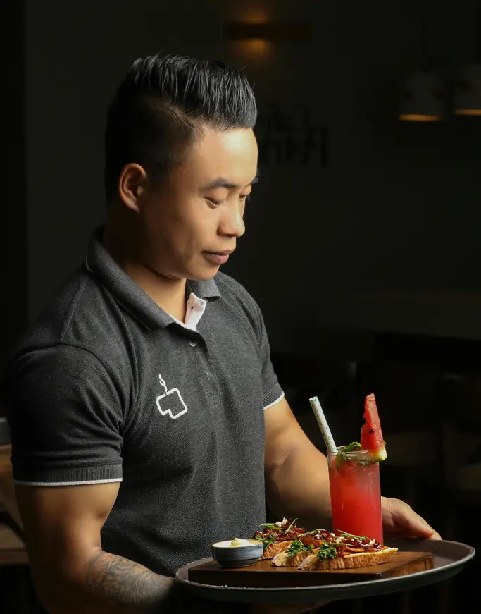 Serveur en restauration